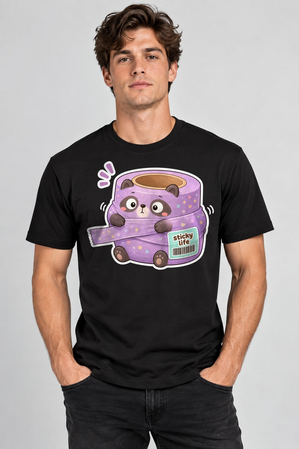 Sticky Life Panda - Black