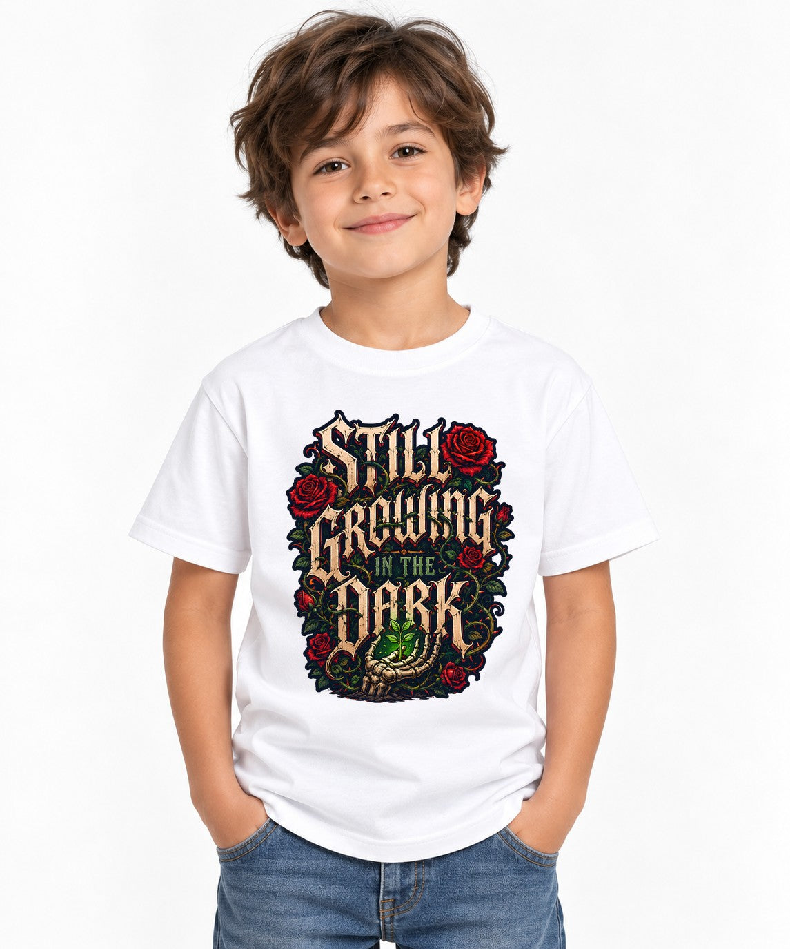 Still Growing in the Dark - White