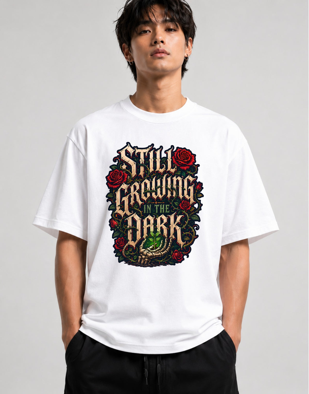 Still Growing in the Dark - White