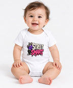 Street Smart Cat Graffiti Style Urban Streetwear Graphic Tee - White