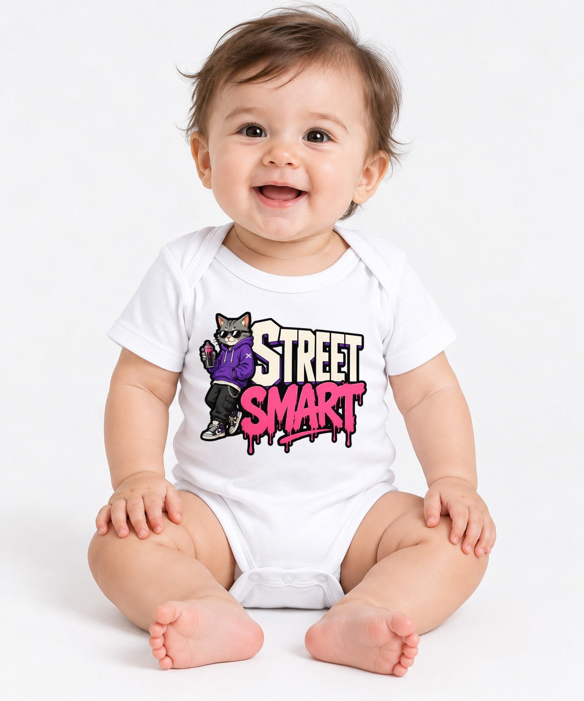 Street Smart Cat - White