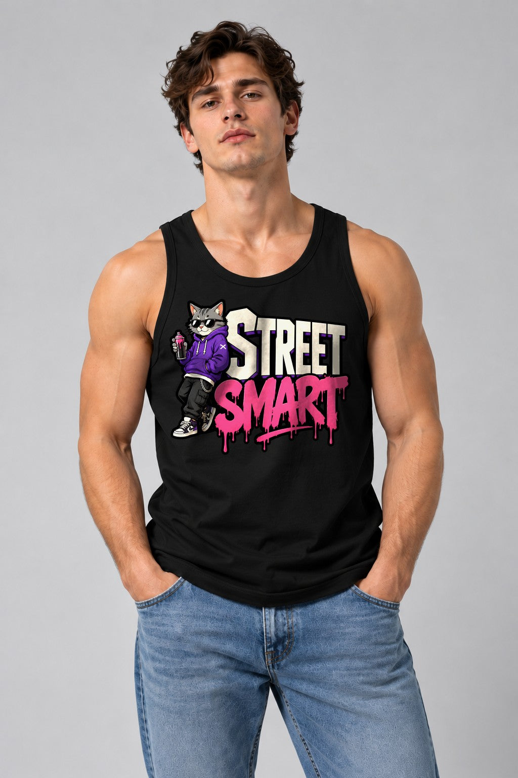 Street Smart Cat - Black