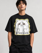 Stressed Cat - Black