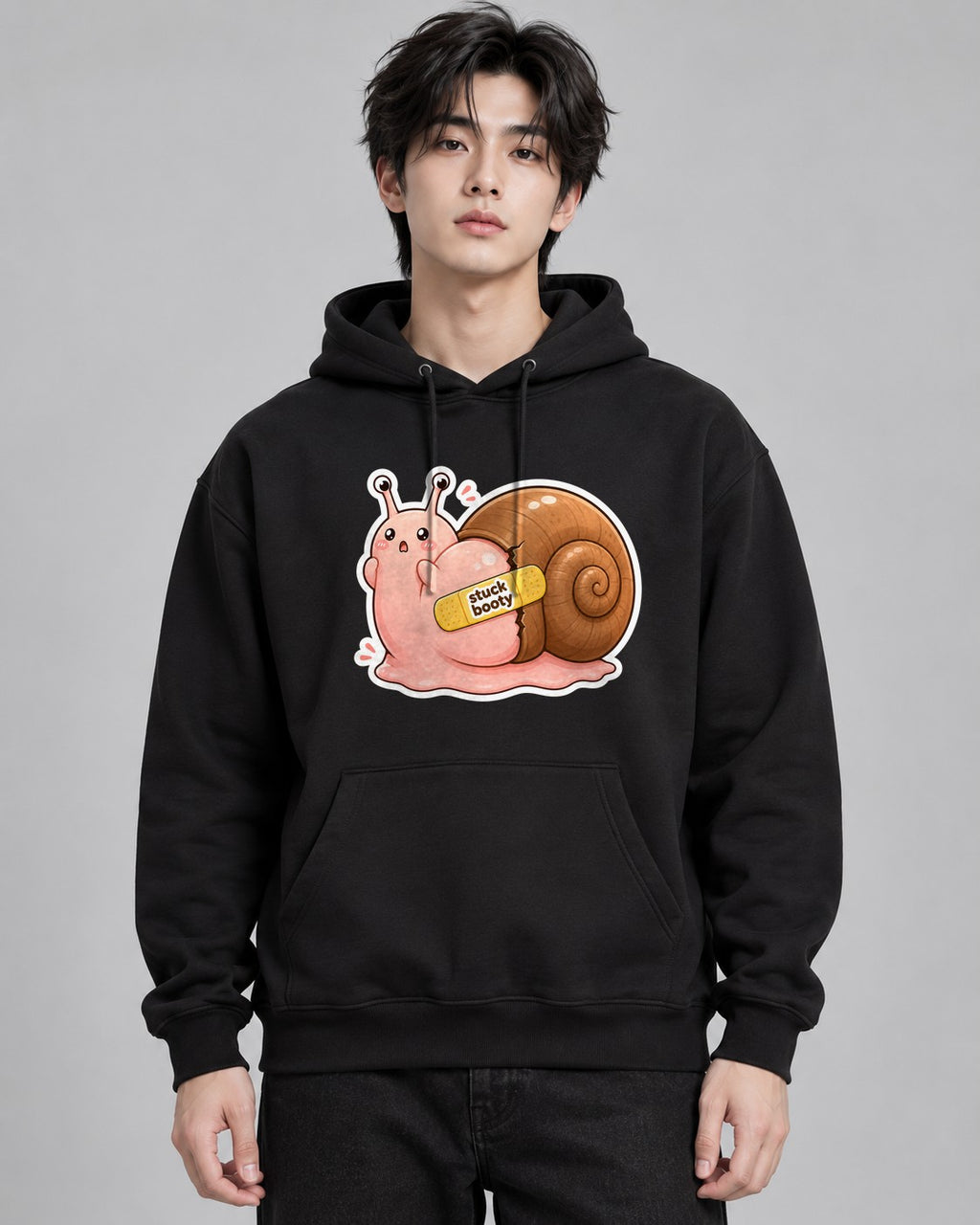 Stuck Booty Snail - Black