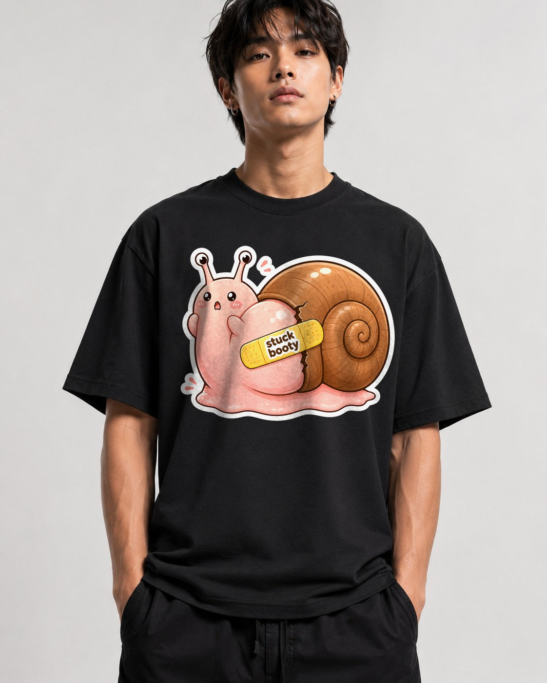 Stuck Booty Snail - Black