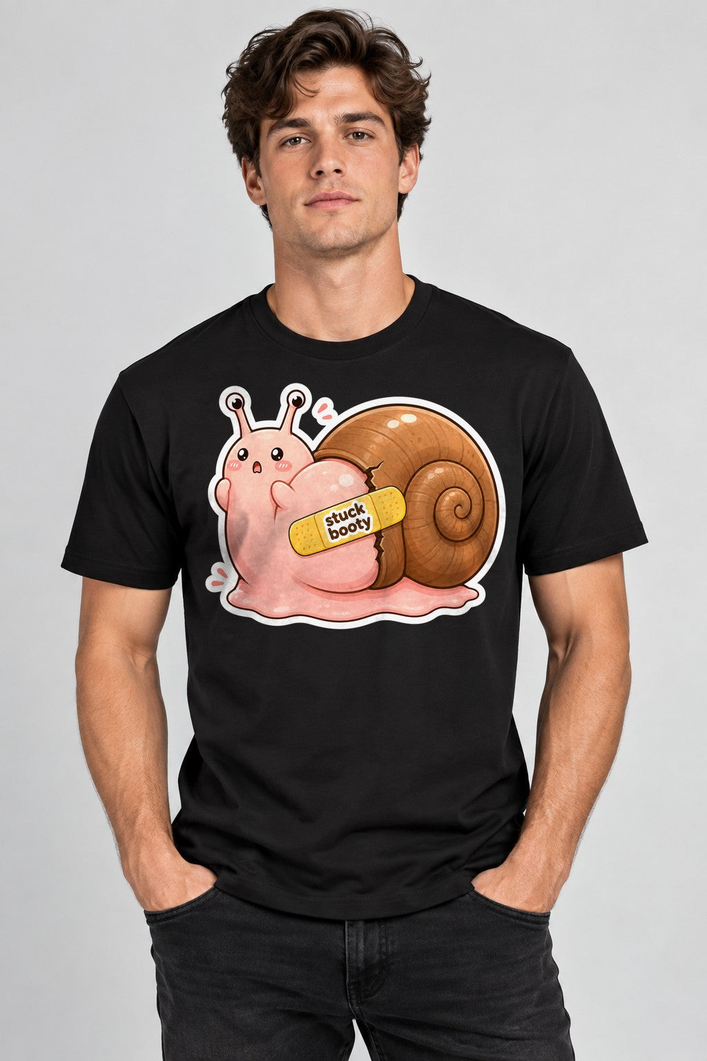 Stuck Booty Snail - Black