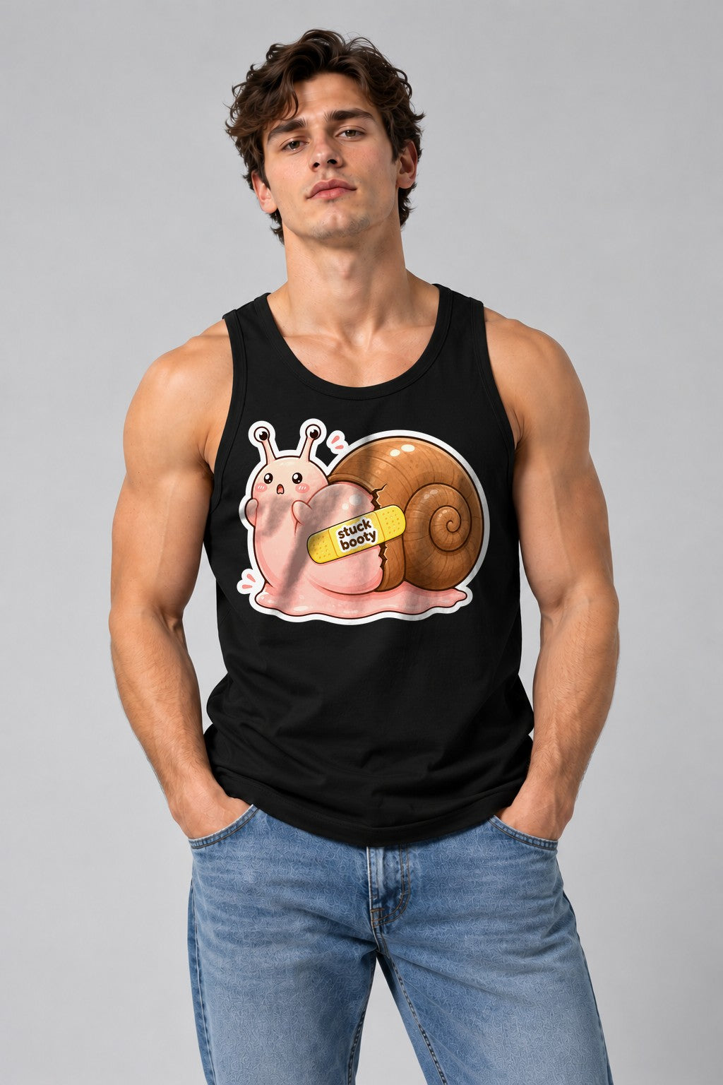 Stuck Booty Snail - Black