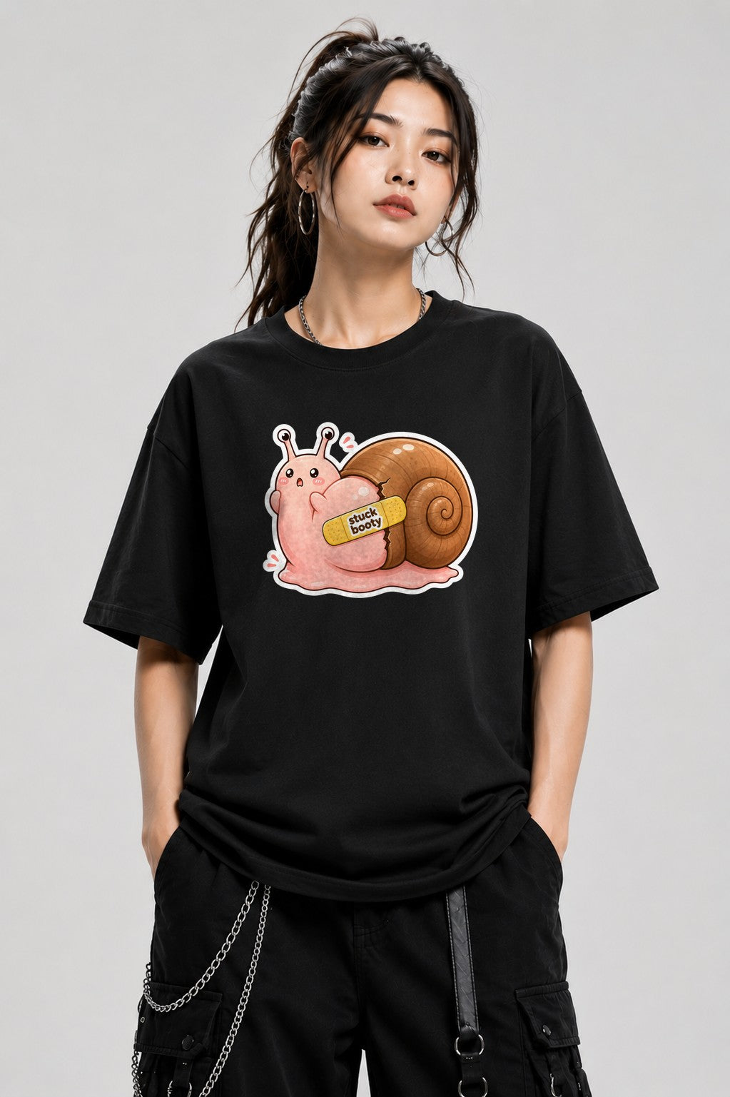 Stuck Booty Snail - Black