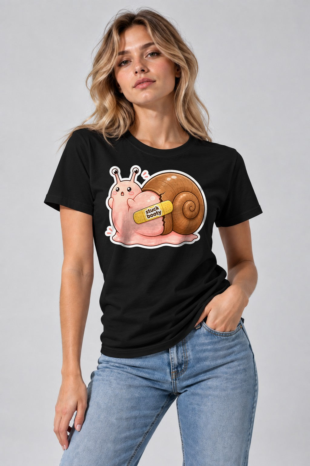 Stuck Booty Snail - Black