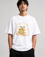 Stuck Tongue Bear - White