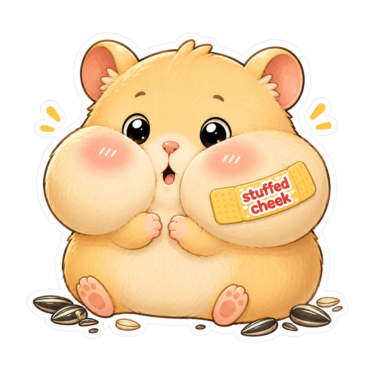 Stuffed Cheek Hamster