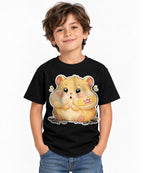 Stuffed Cheek Hamster - Black