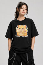 Stuffed Cheek Hamster - Black