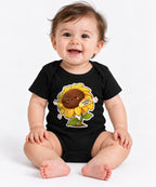 Sunny Vibe Sunflower - Black