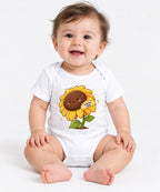Sunny Vibe Sunflower - White