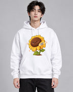 Sunny Vibe Sunflower - White