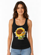 Sunny Vibe Sunflower - Black