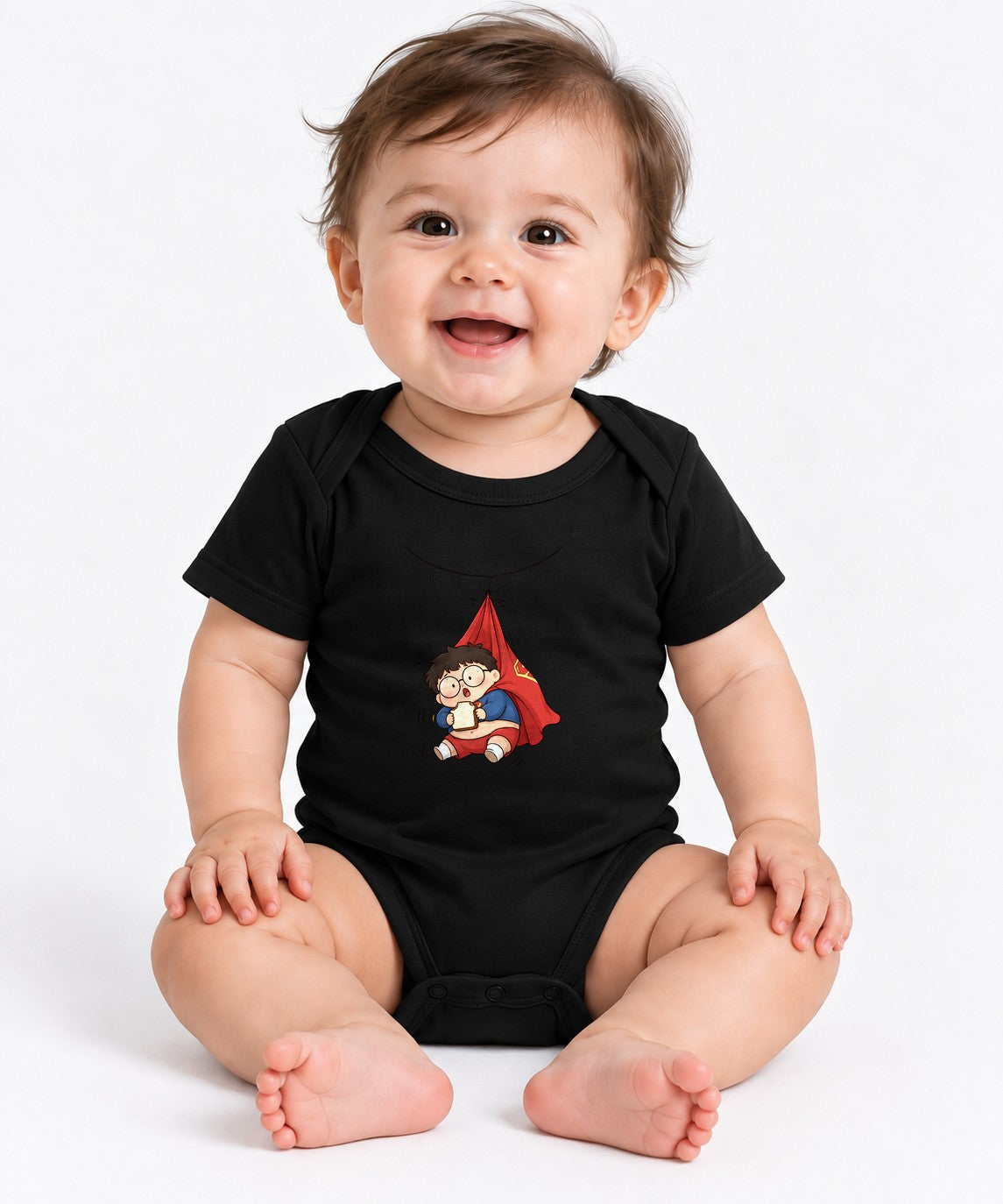 Superhero Snack Time - Black