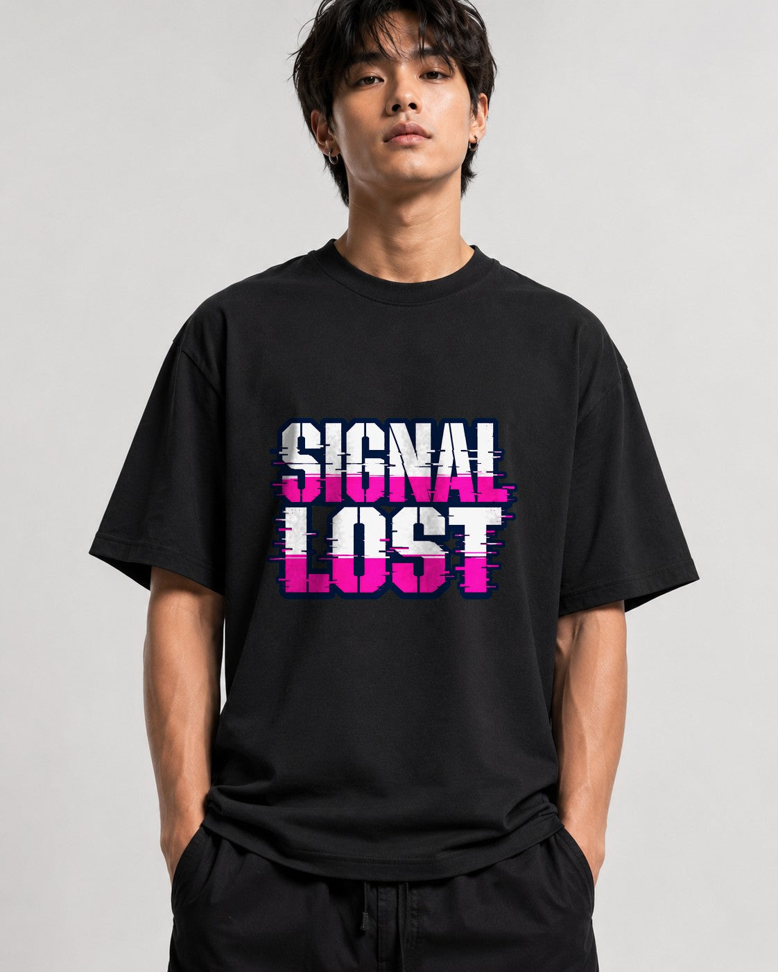Survive 1993 Retro Vaporwave Glitch T-Shirt - 90s Aesthetic Tee - Black