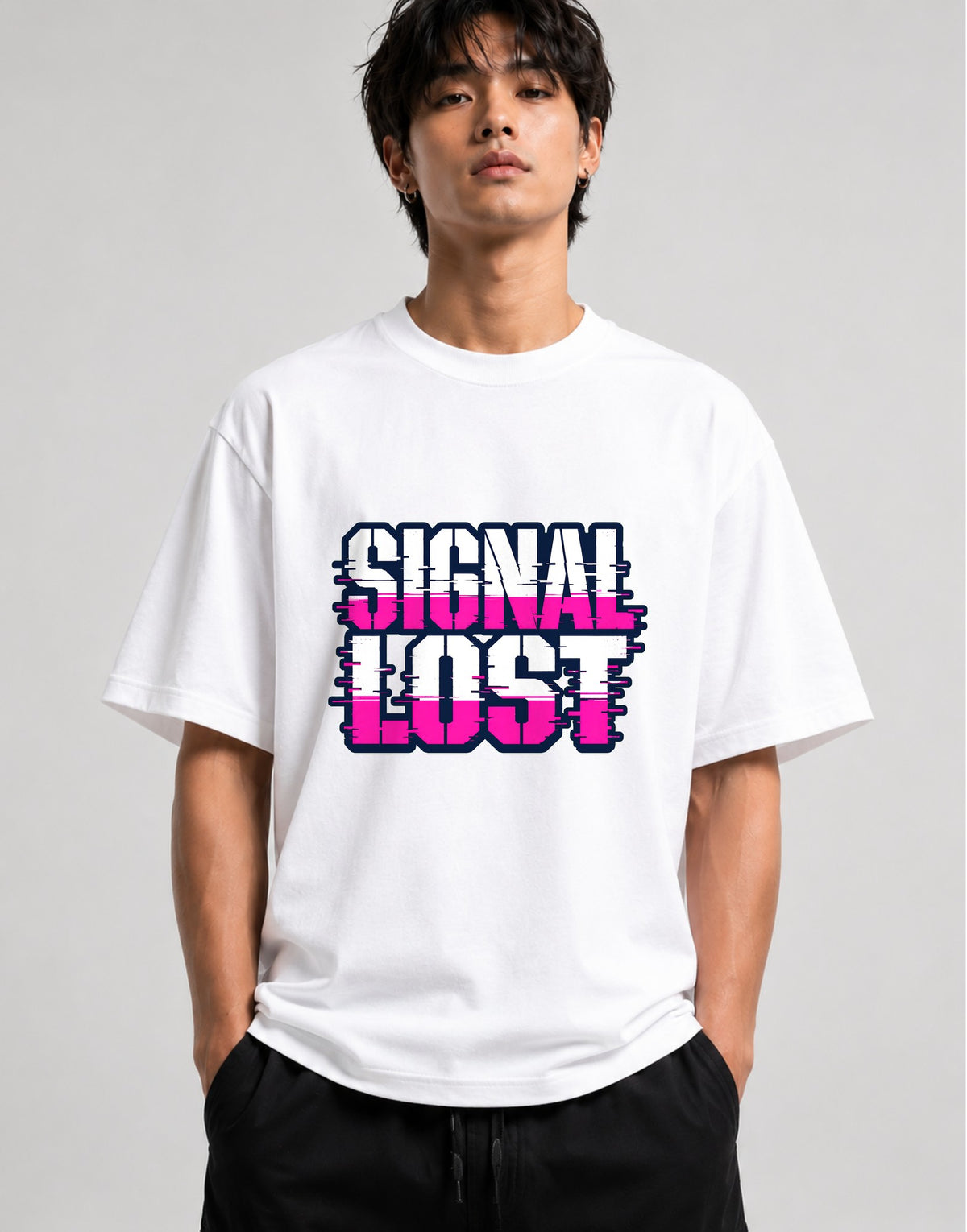 Survive 1993 Retro Vaporwave Glitch T-Shirt - 90s Aesthetic Tee - White