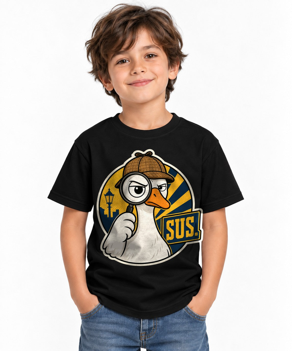 Suspicious Detective Duck - Black