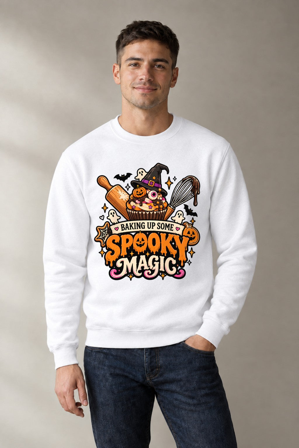 Spooky Magic Cupcake - White