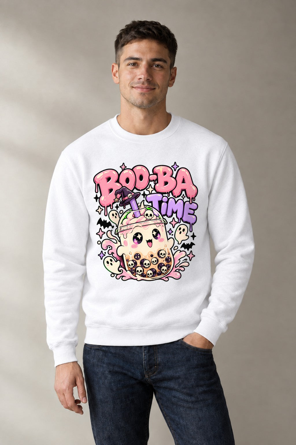 Boo-Ba Time - White