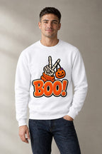 Boo Skeleton Peace - White