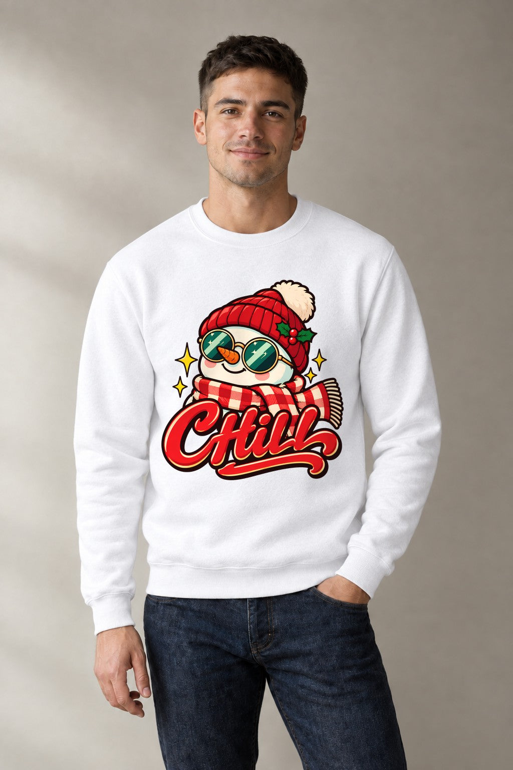 Chill Snowman - White