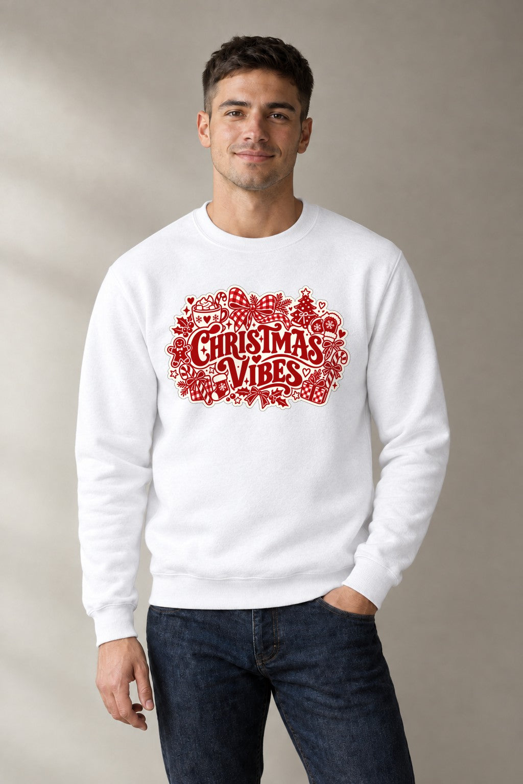 Christmas Vibes - White