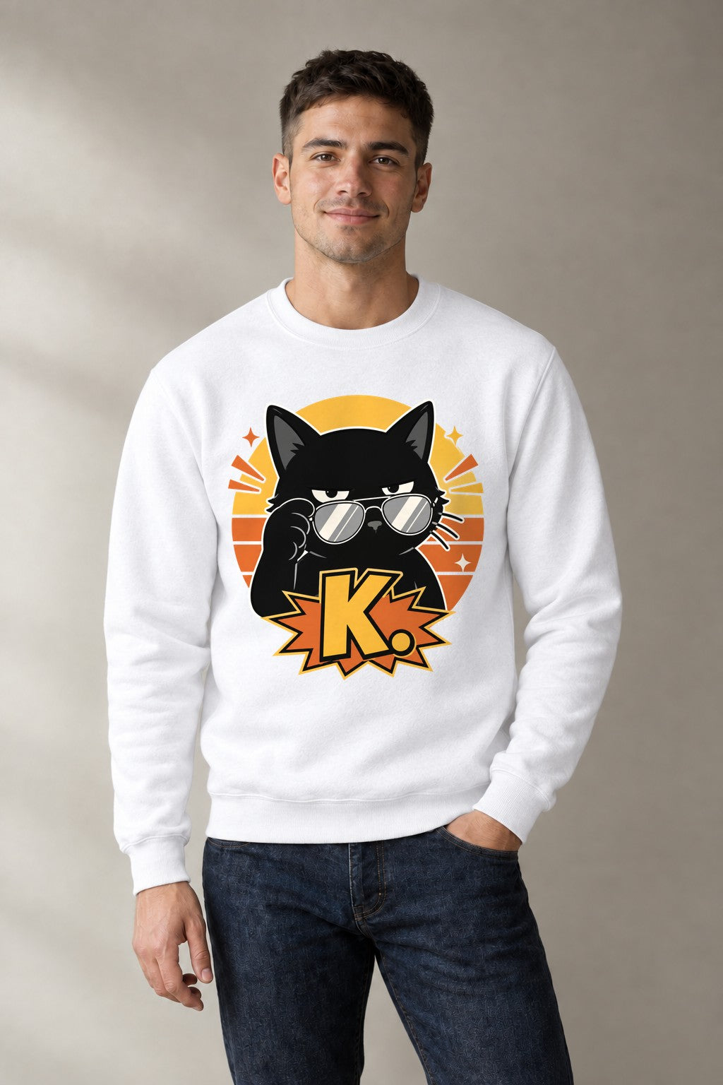 Cool Cat K - White