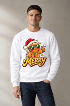 Cool Gingerbread Merry - White
