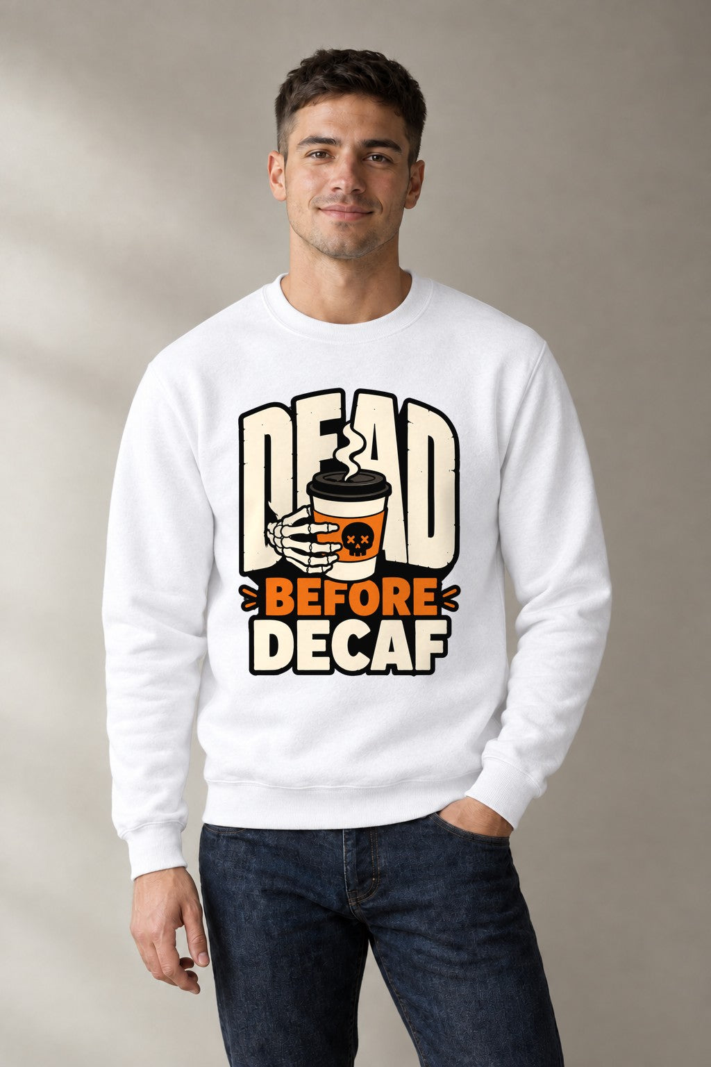 Dead Before Decaf - White