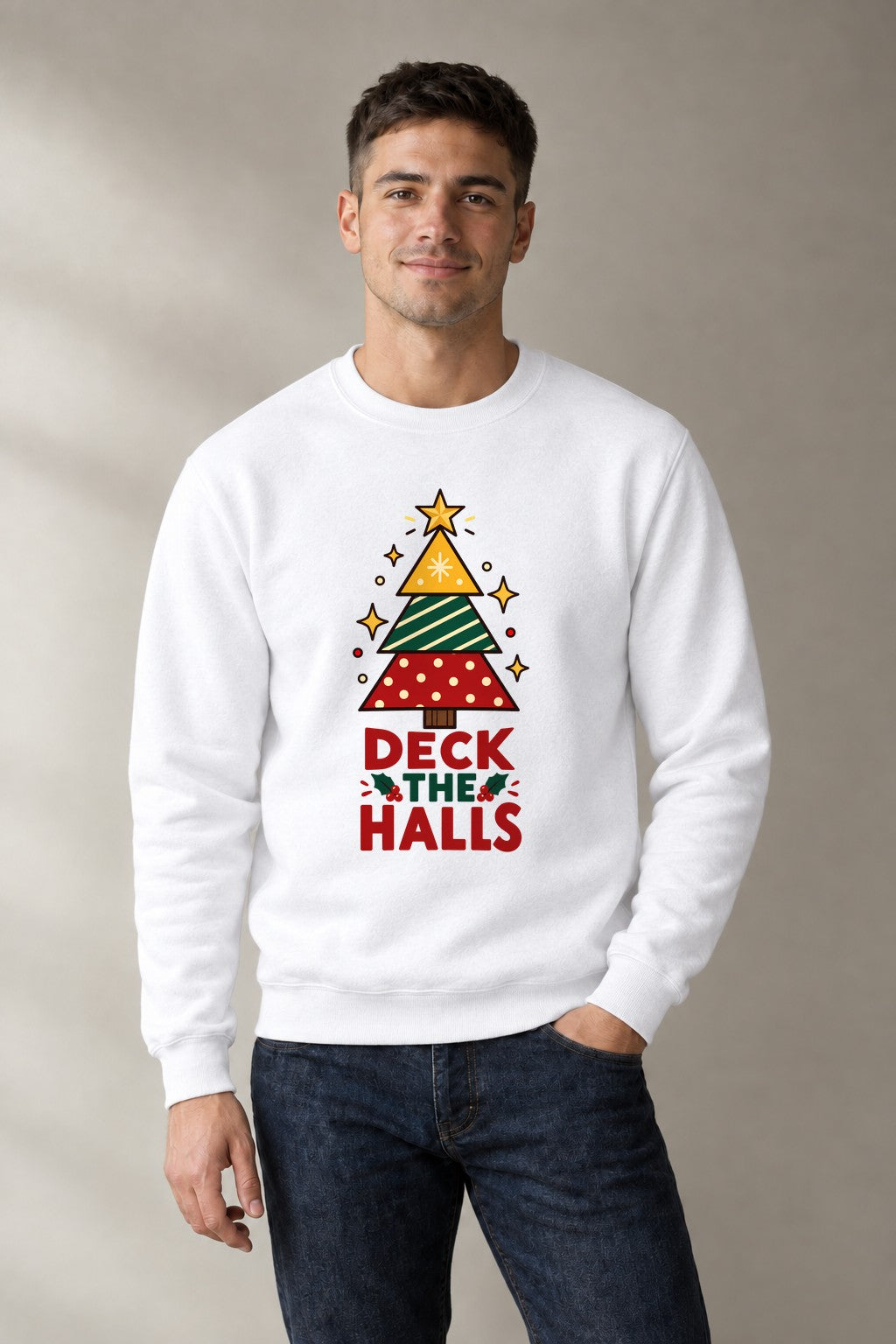 Deck The Halls - White