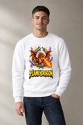 Flame Dragon - White