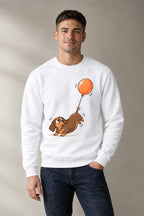 Floating Balloon Puppy - White
