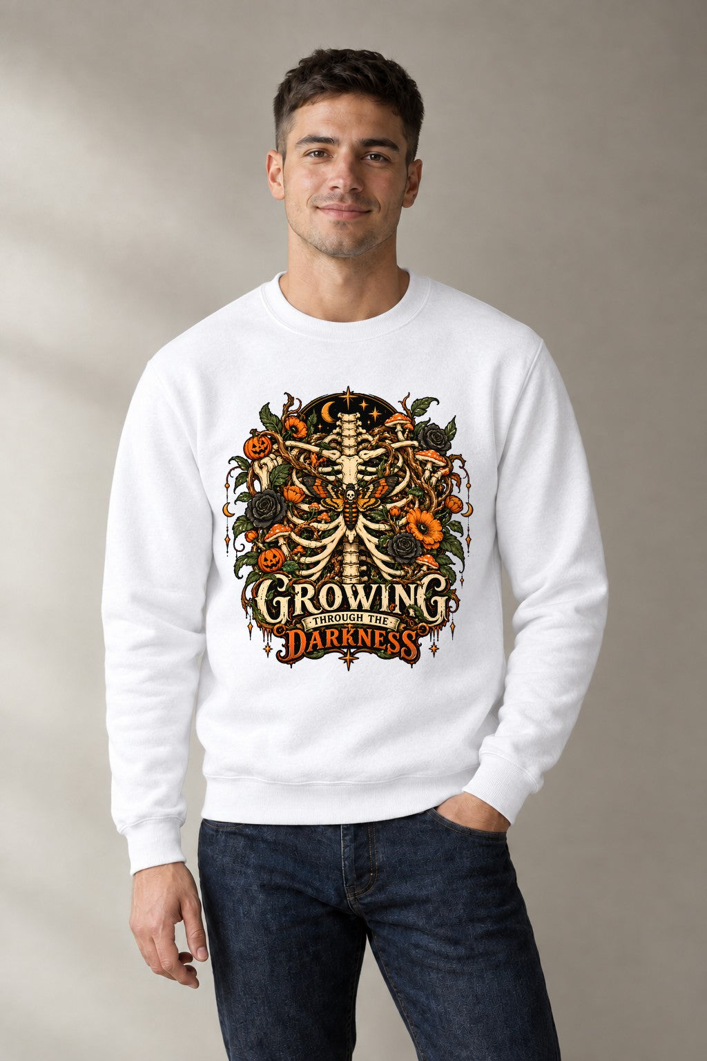 Growing Through The Darkness - White