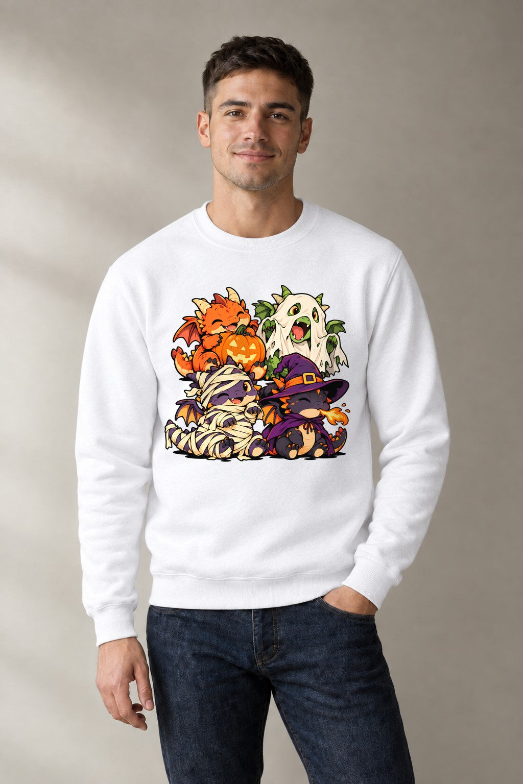 Halloween Dragon Squad - White