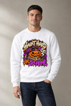 Haunt Hard Or Go Home - White