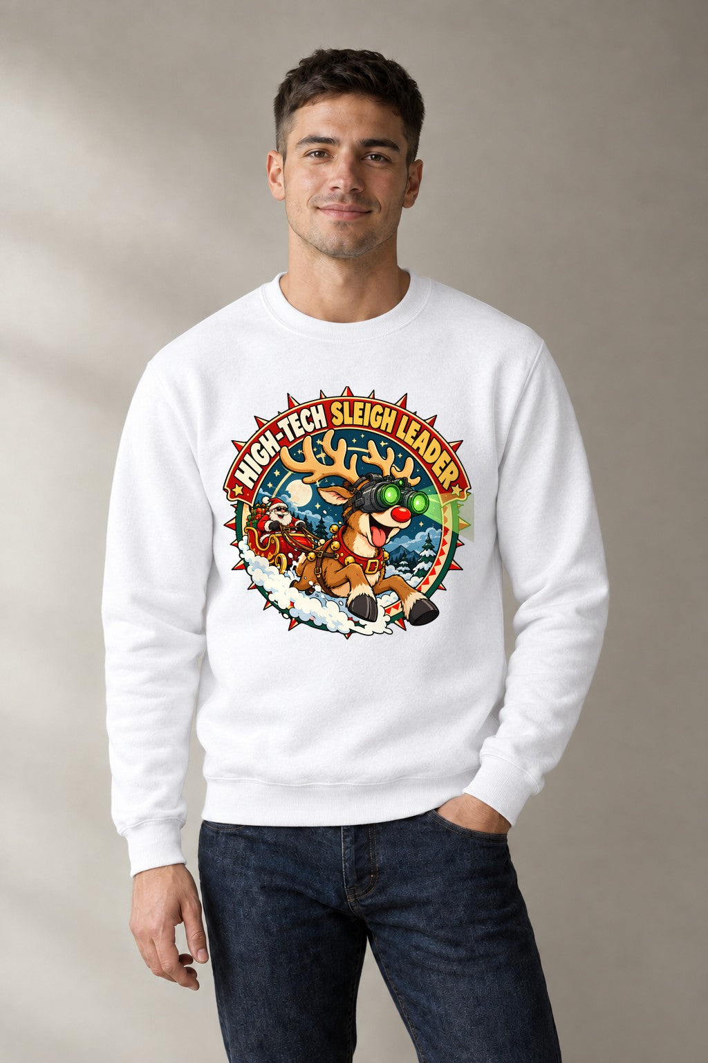 High Tech Sleigh Leader - White