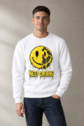 Keep Smiling Melting Face - White