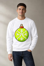 Lime Ornament Snowflake - White