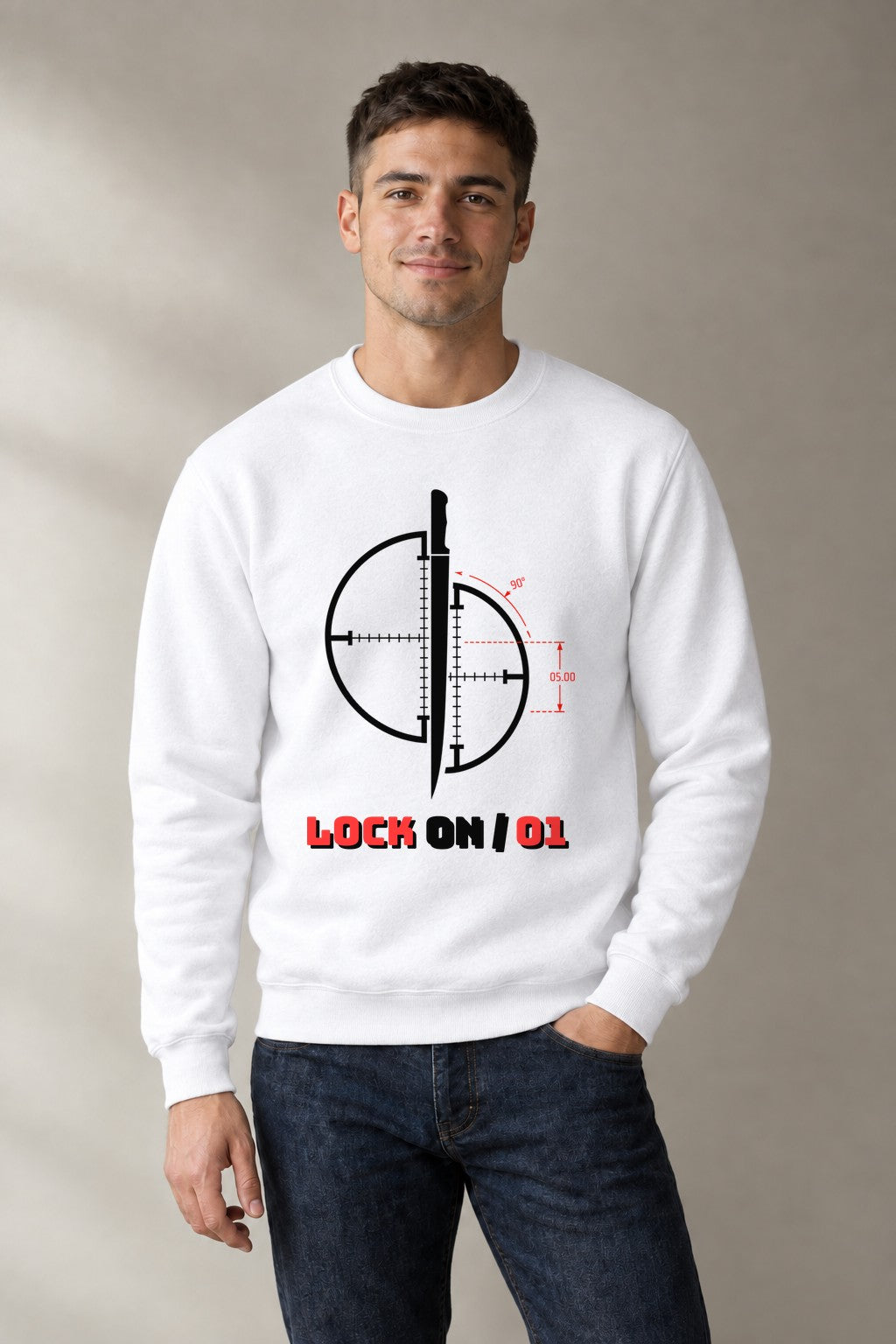 Lock On Target - White