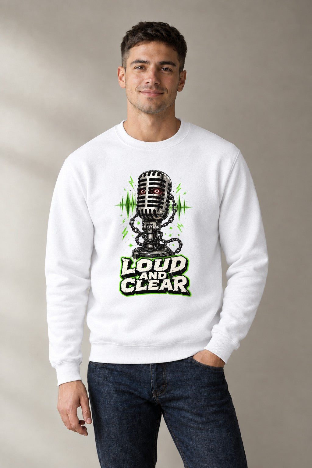 Loud and Clear - White