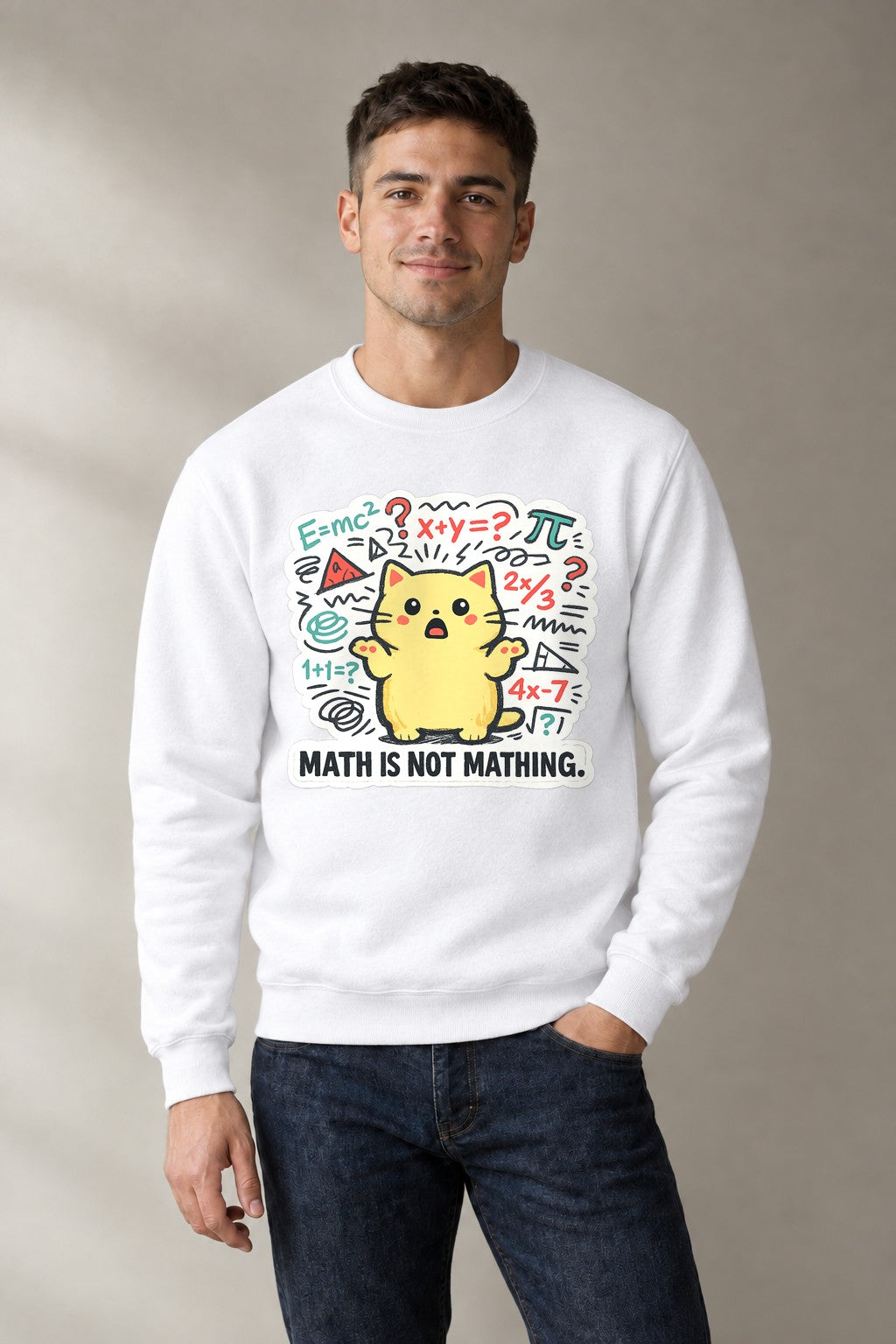 Math Is Not Mathing - White