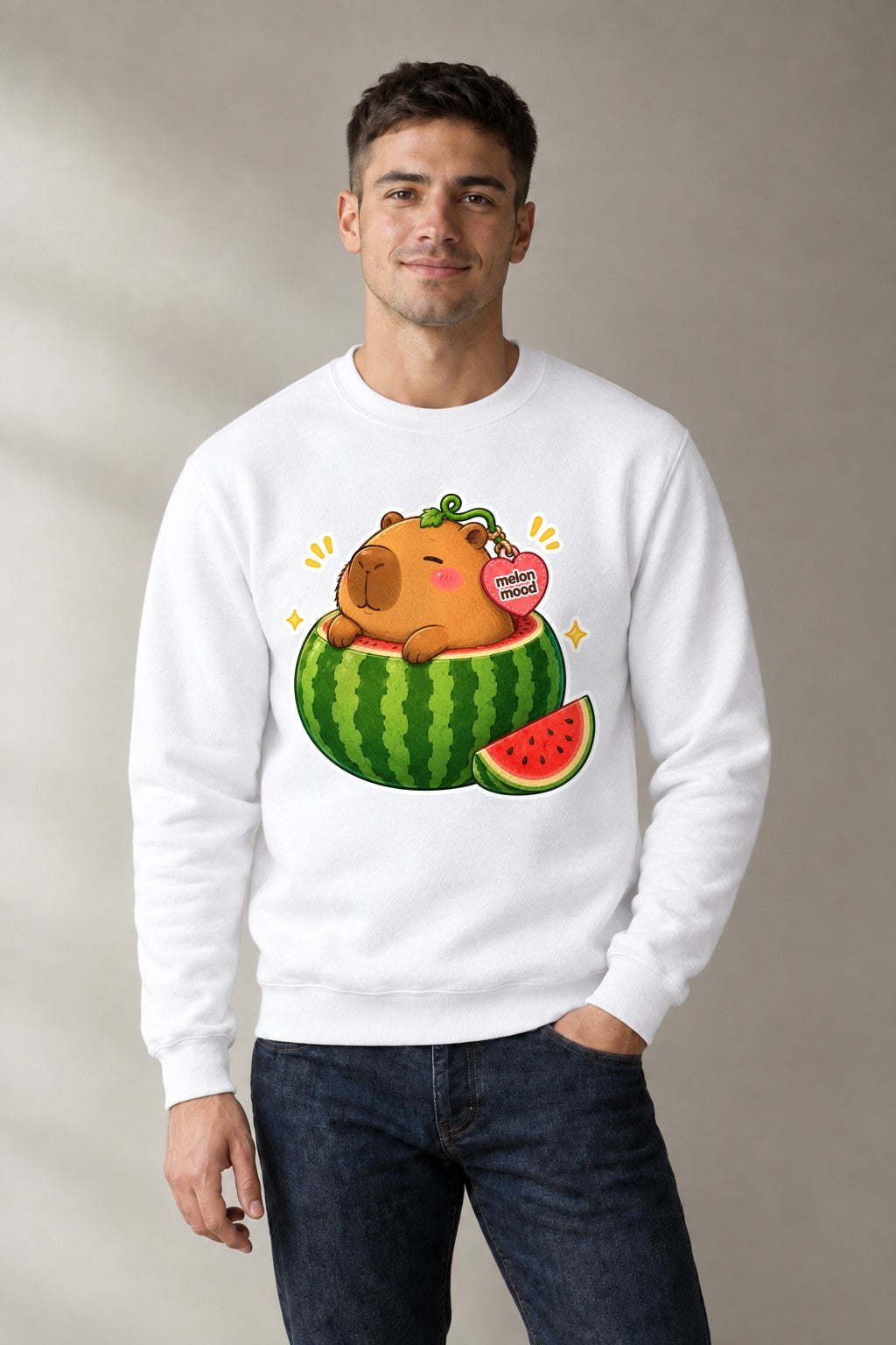 Melon Mood Capybara - White