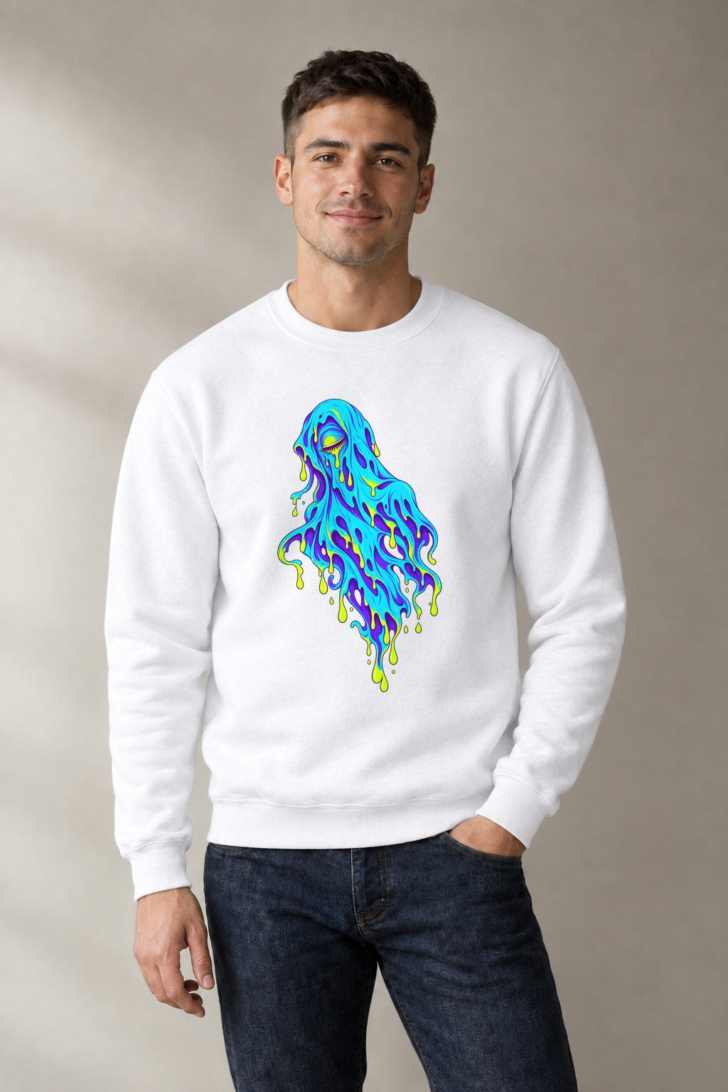 Melting Slime Ghost - White