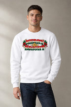 Merry & Bright Candy Stripe - White