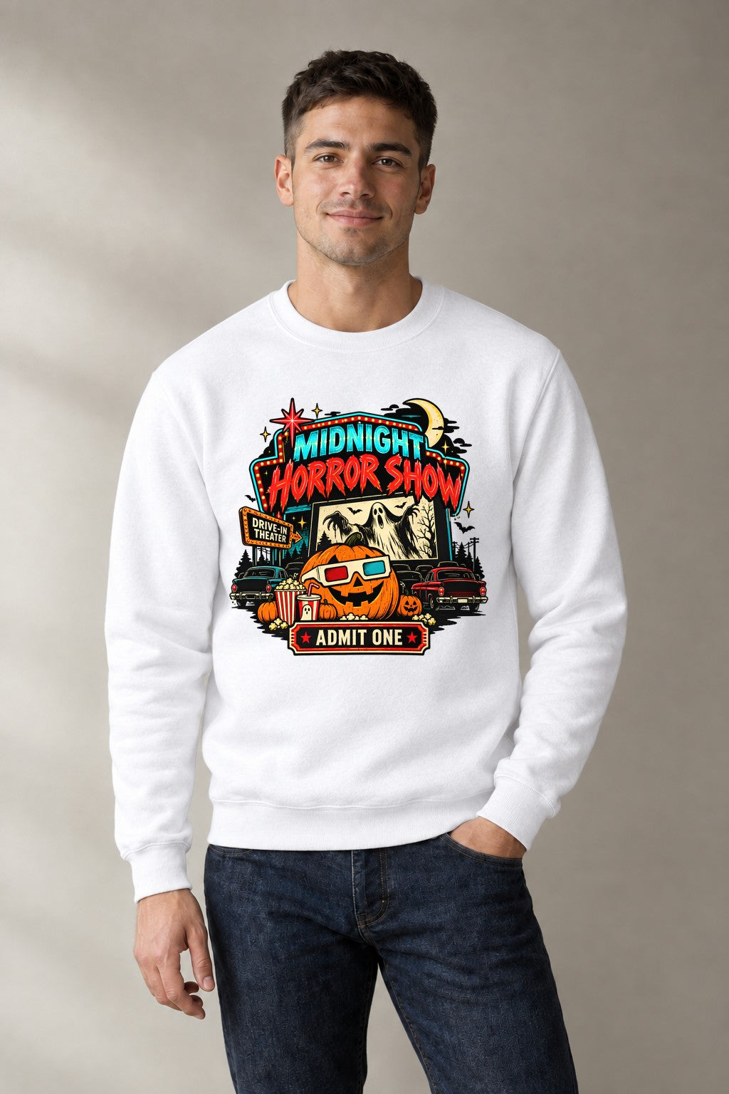Midnight Horror Show - White
