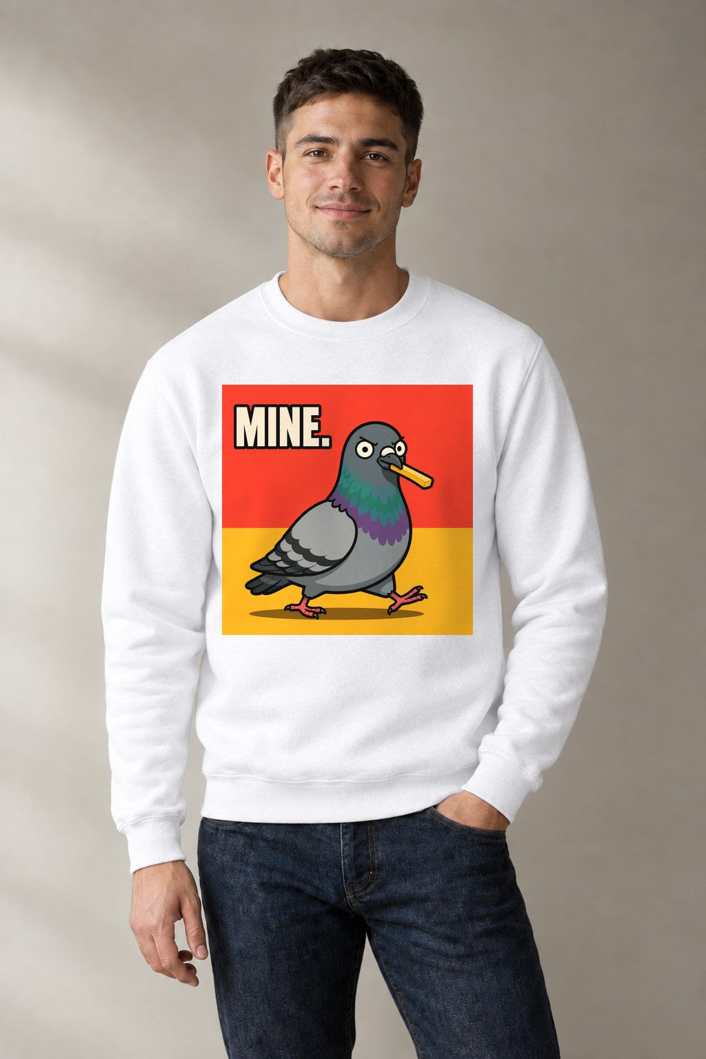 Mine Pigeon - White